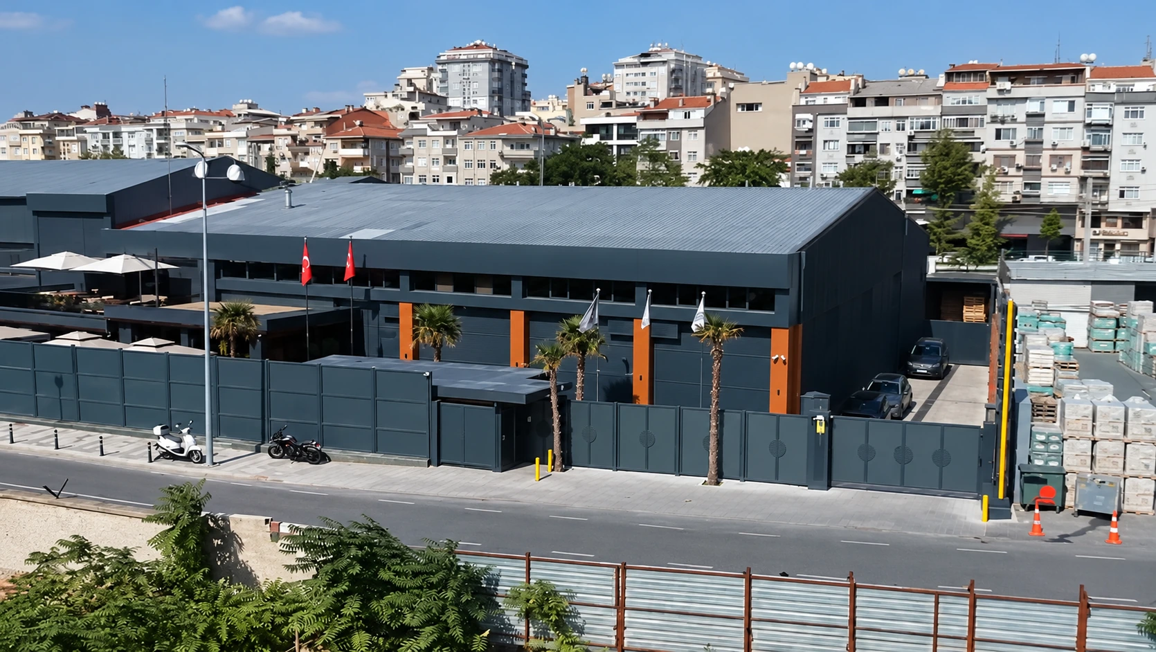 İstanbul Kraft üretim tesisinin güncel dış görünümü